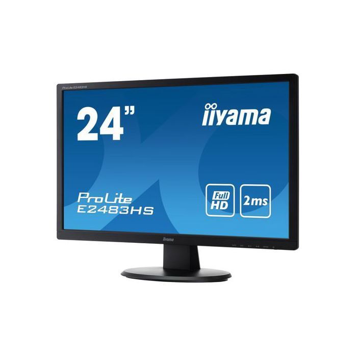 Monitor LED – IIYAMA – ProLite E2483HS-B1 – 24 pollici – Risoluzione Full HD – Ricondizionato – Buone condizioni