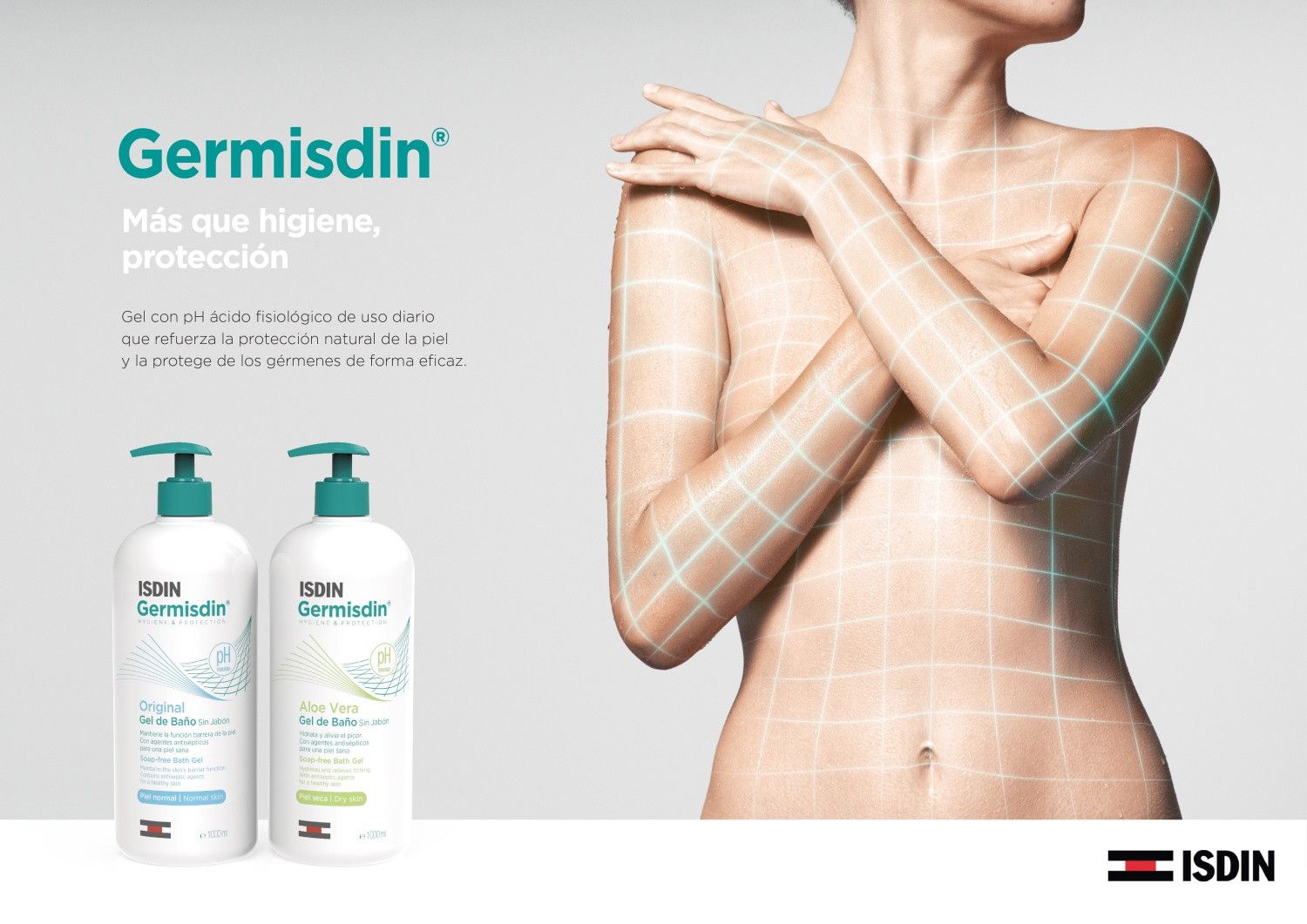 „Germisdin“ kūno higiena sausai odai Vaistinės muilai ir geliai