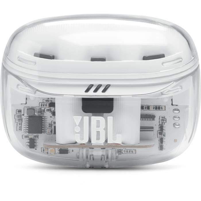 Auriculares inalámbricos con cancelación de ruido - JBL - Tune Beam 2 - Blanco fantasma