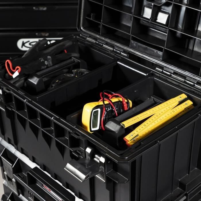 Caja de herramientas - KS Tools - SCM-M - Apilable - Duradera - 38 L