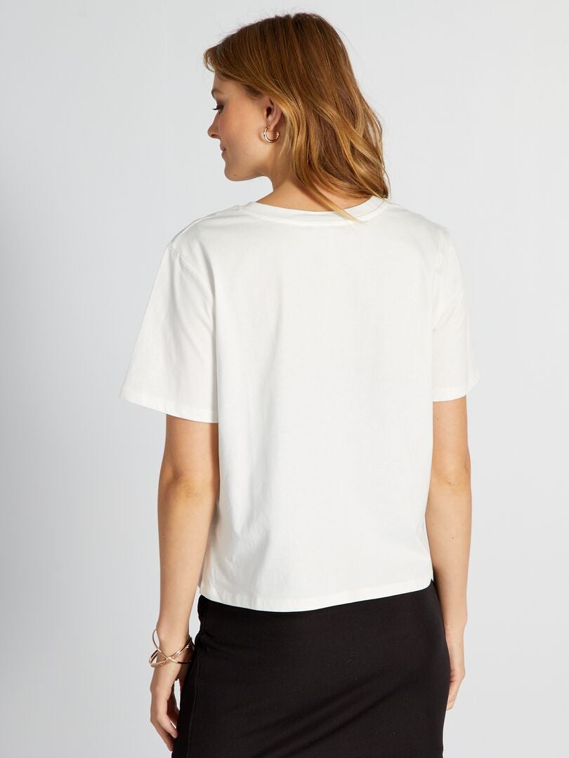 Camiseta Charm - BEGE