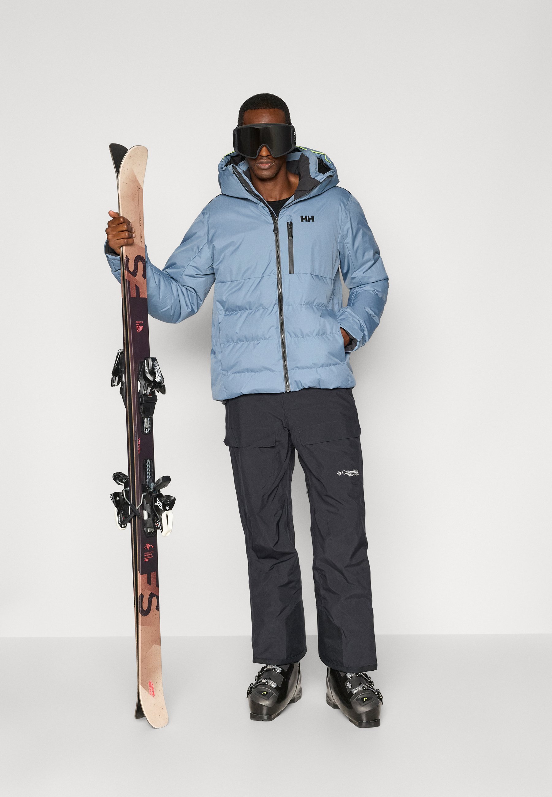 Helly Hansen KVITFJELL RACE PUFFY JACKET - Giacca da sci - navy lavato