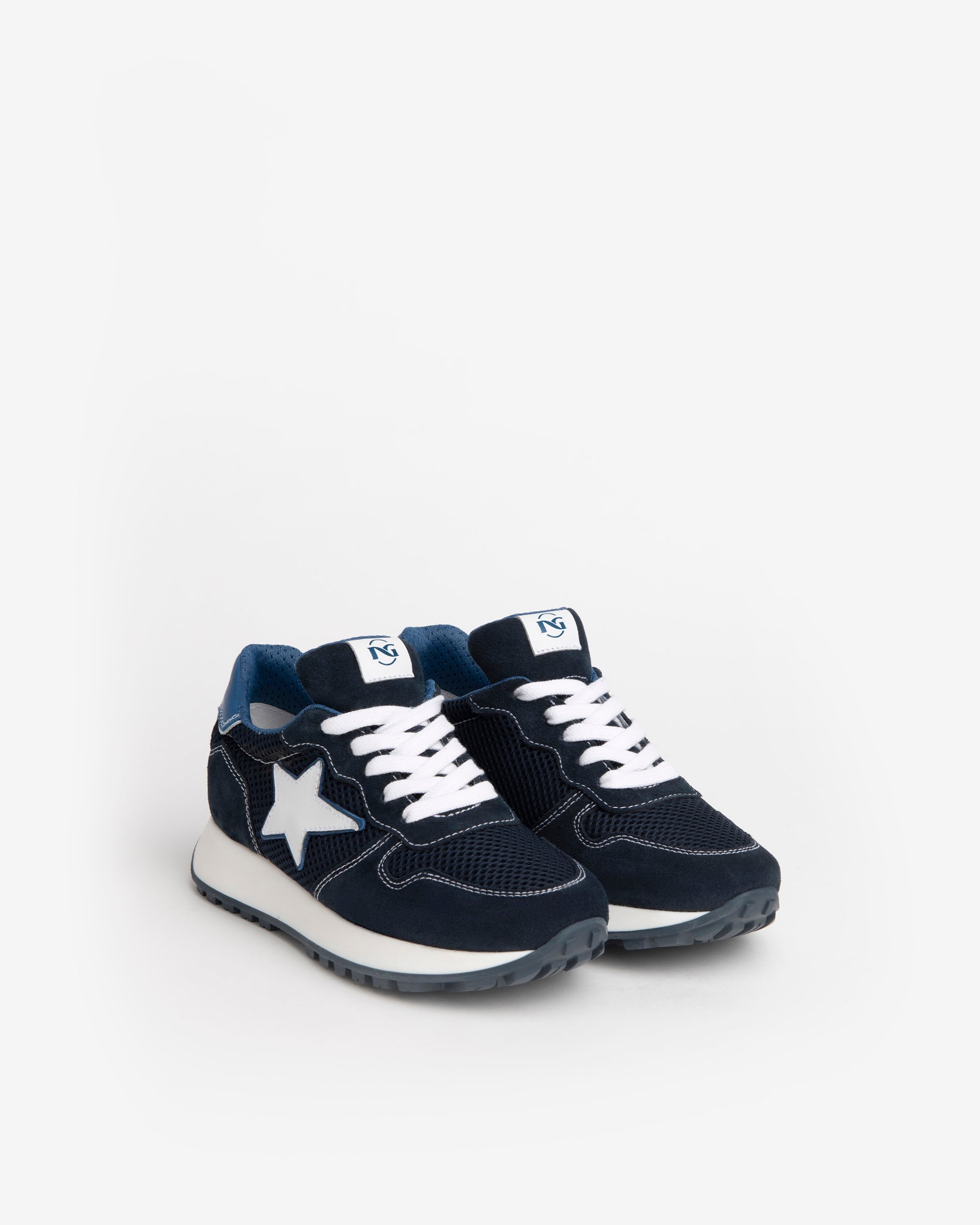  Baskets en daim et toile pour adolescents