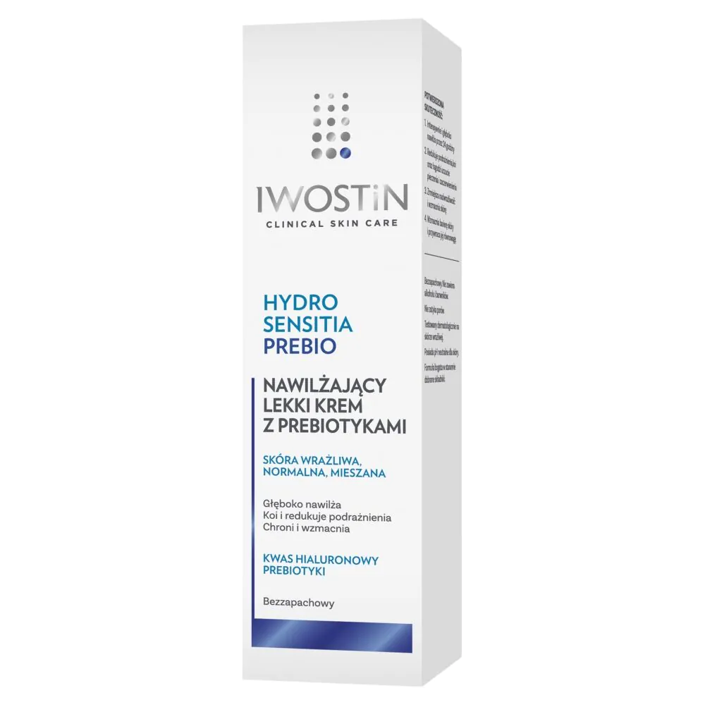 Iwostin Hydro Sensitia PreBIONawilżający Lekki Krem z Prebiotykami