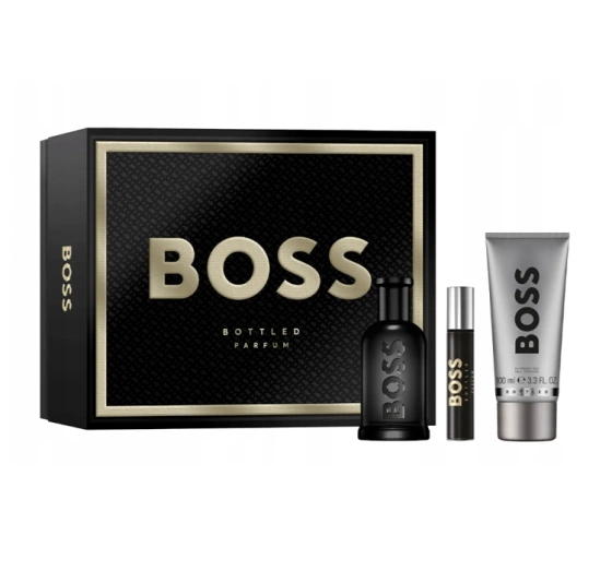 Hugo Boss Boss Bottled perfumy spray 100 ml   10 ml   żel pod prysznic 100 ml