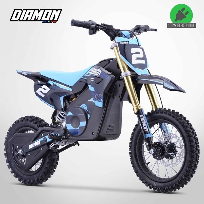 Moto Enfant Électrique 1300W / Moto cross ORION 1300W / 12/10 / Édition 2021 / Bleu