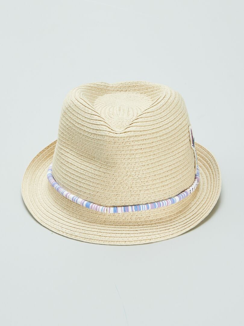 Chapéu de palha 'Stitch' 'Disney' - BEGE