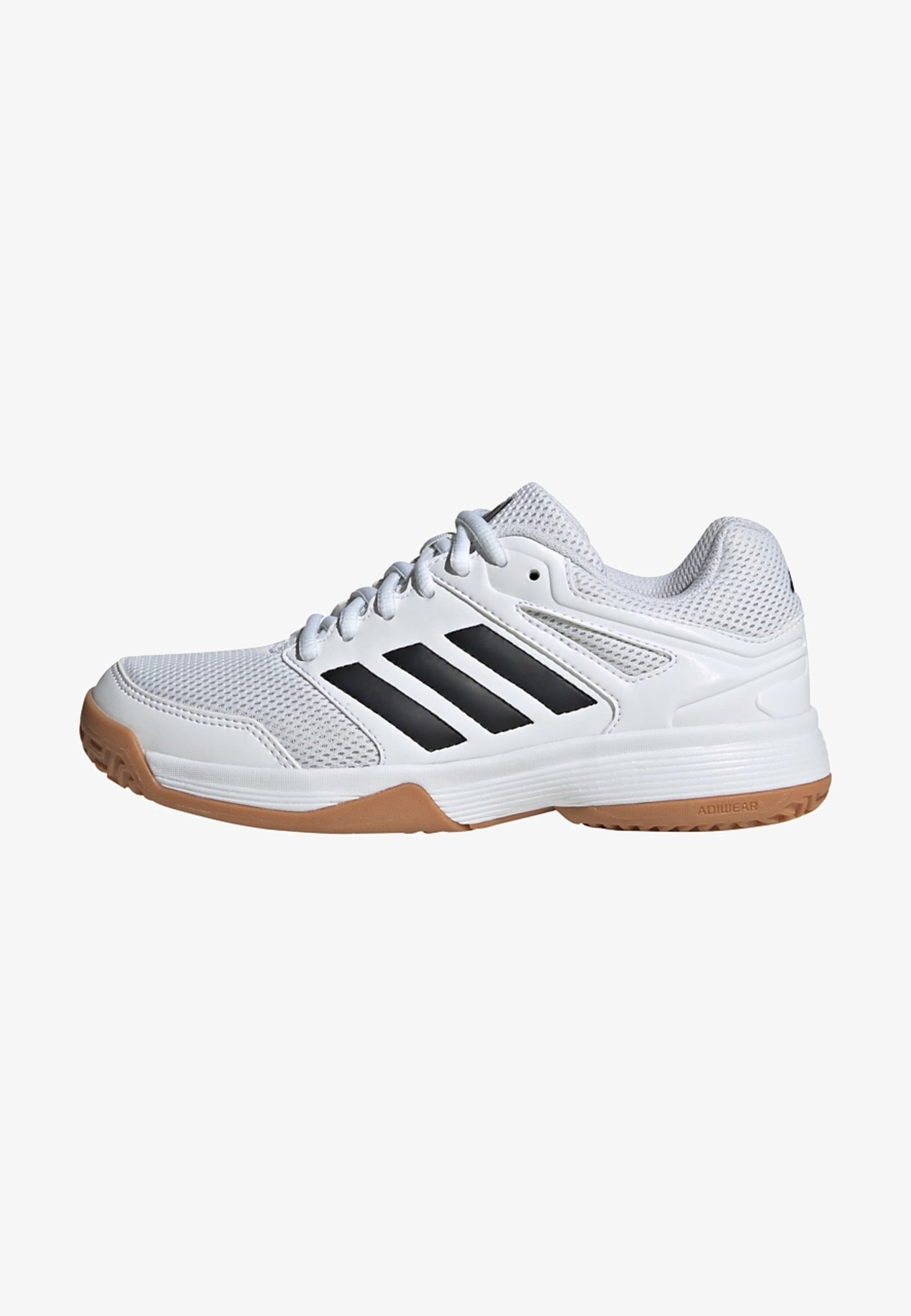 adidas Performance SPEEDCOURT INDOOR KIDS - Chaussures de running sur route - Blanc nuage, semelle extérieure en gomme noire