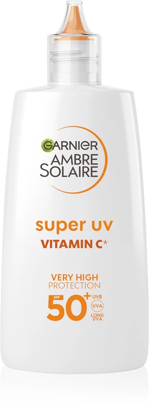 Garnier Ambre Solaire Super UV vitamino C šviesos apsauginis skystis nuo spalvos pasikeitimo