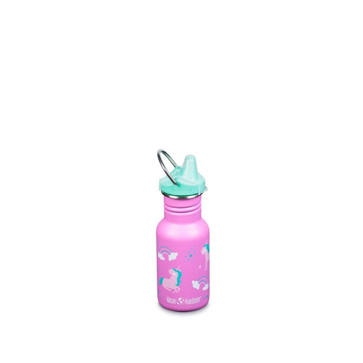 Klean Kanteen Kid Classic waterfles van 355 ml met drinkdop voor kinderen
