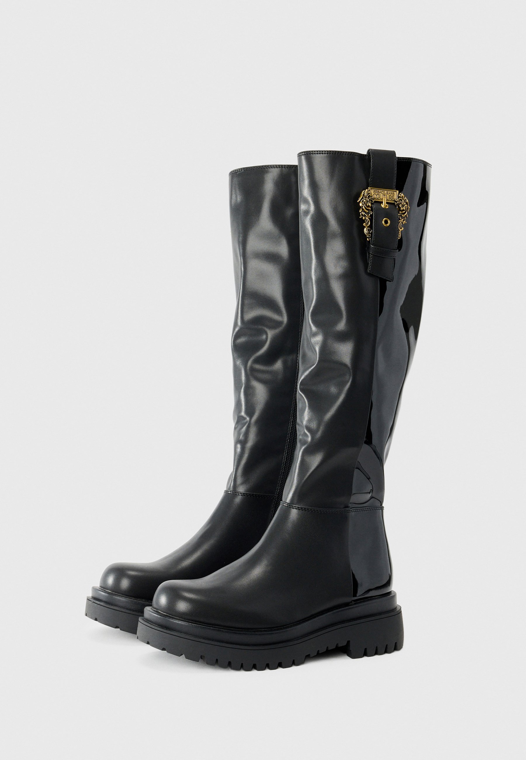 Versace Jeans Couture FONDO DREW - Stivali con plateau - neri