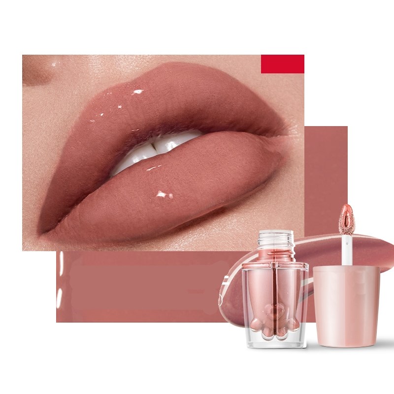 Gloss à lèvres effet patte de chat multicolore effet miroir, rouge à lèvres liquide hydratant et fondant, maquillage des lèvres TSLM1