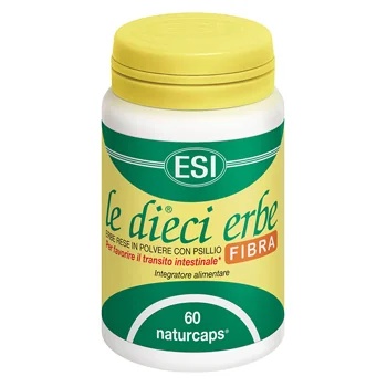 ESI Esi Zehn Kräuter Nahrungsergänzungsmittel mit Ballaststoffen Darmpassage 60 Naturkapseln Darmwohlbefinden