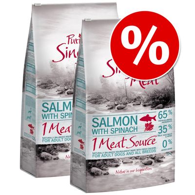 Purizon Single Meat Adult Economy Packs 2 x 12 kg