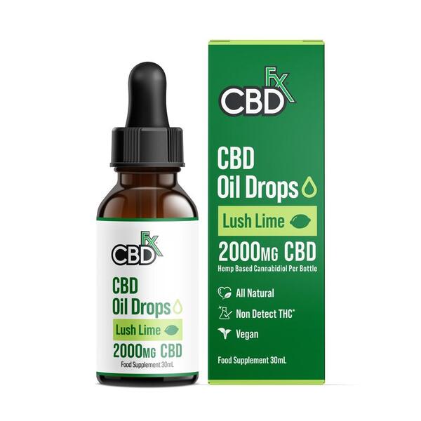 Gocce di olio CBDfx Lush Lime 2000 mg di CBD | Salute | Superdrug