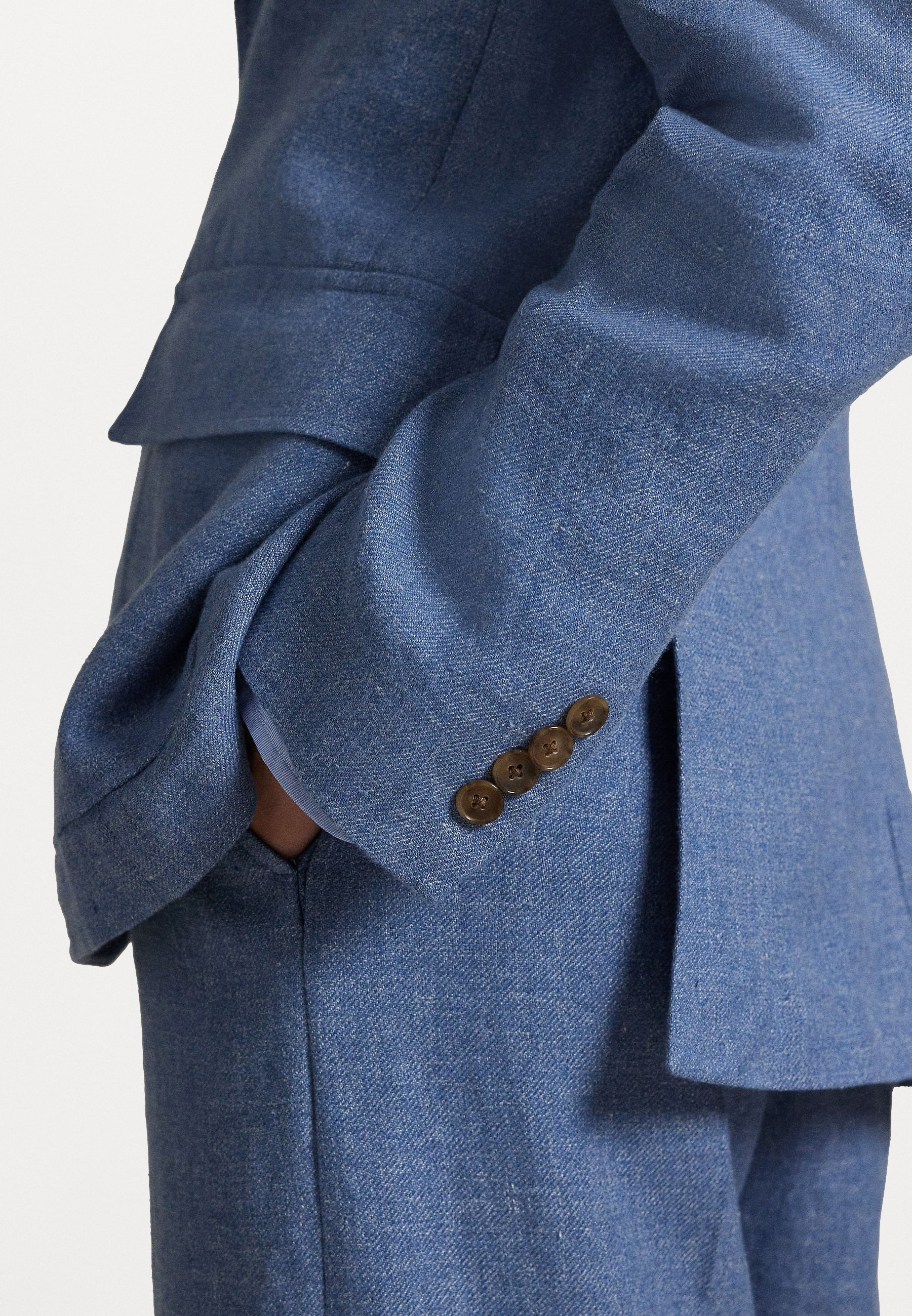 Polo Ralph Lauren LINNEN KATOENEN TWILL BLAZER - Blazer - blauw
