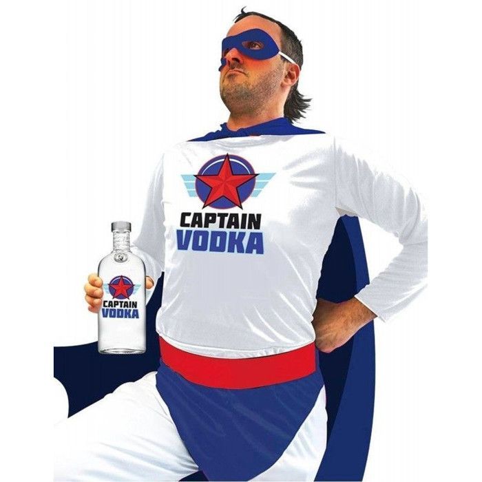 Fantasia de Capitão Vodka para adultos