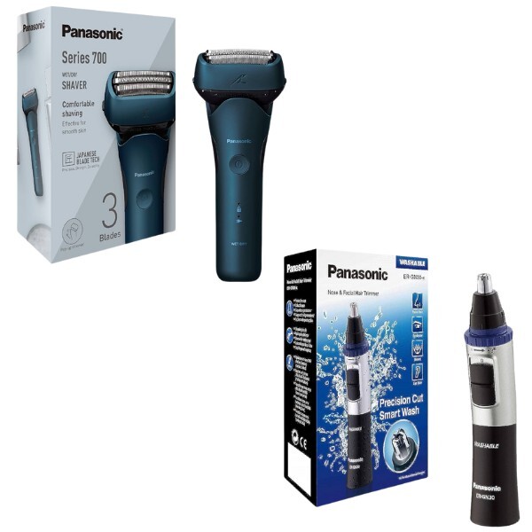 Aparat de ras electric Panasonic ES-LT4B și aparat de tuns ER-GN30 | Cadouri pentru tată | Superdrug