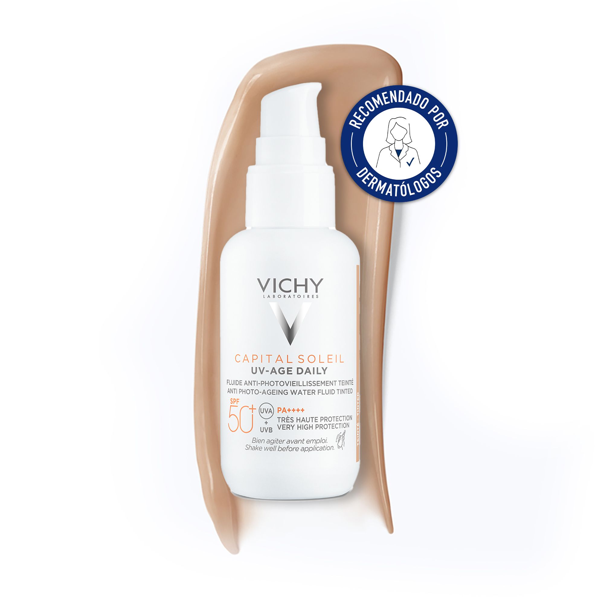 Capital Soleil UV Age Daily SPF 50 tonirana krema za sončenje Zaščita pred soncem iz lekarne