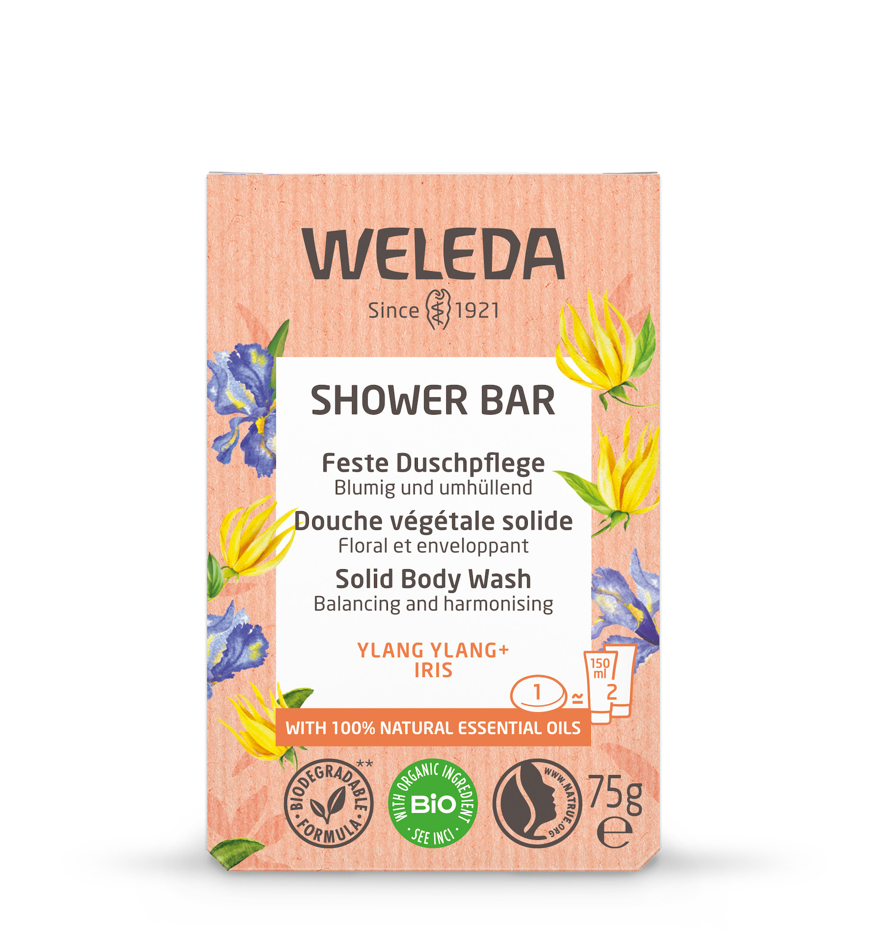 Weleda Szilárd Tusfürdő Ylang-Ylang + Írisz Szappan