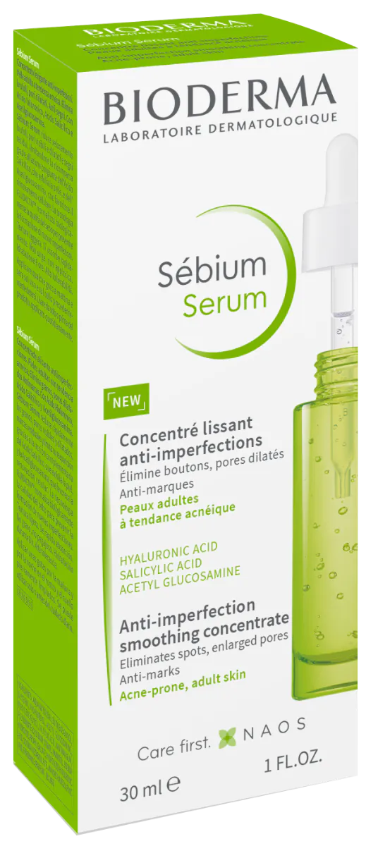 Bioderma Sebium Serum Wygładzające serum przeciwstarzeniowe redukujące niedoskonałości