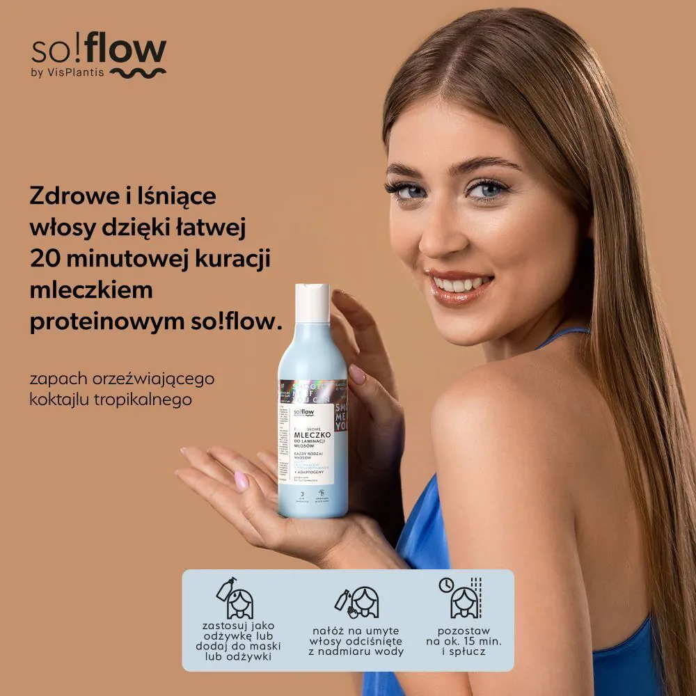 So!Flow Proteinowe Mleczko do laminowania włosów