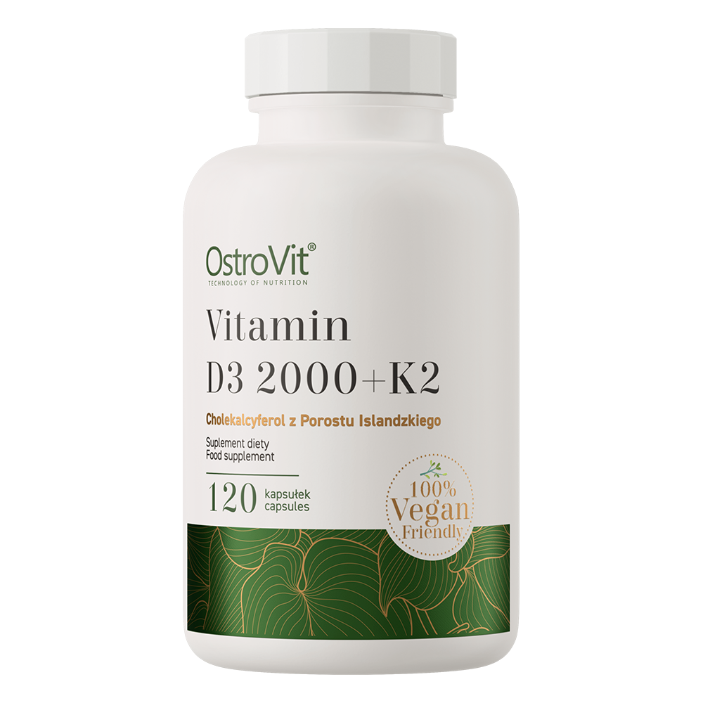 OstroVit Vitamin D3 2000 IE + K2 VEGE