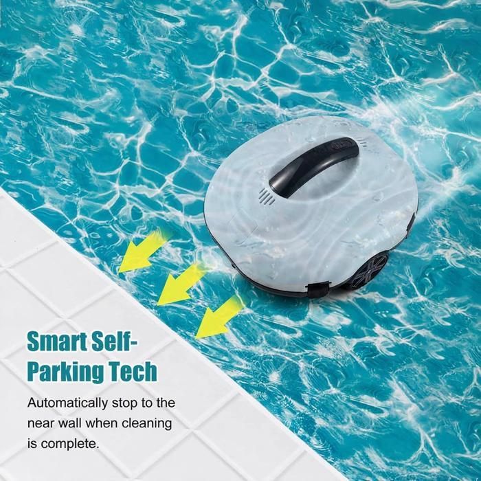 Robô para piscina - BLOSSOM - Modelo 860 pés quadrados - Limpeza potente - 130 minutos - Sem fio