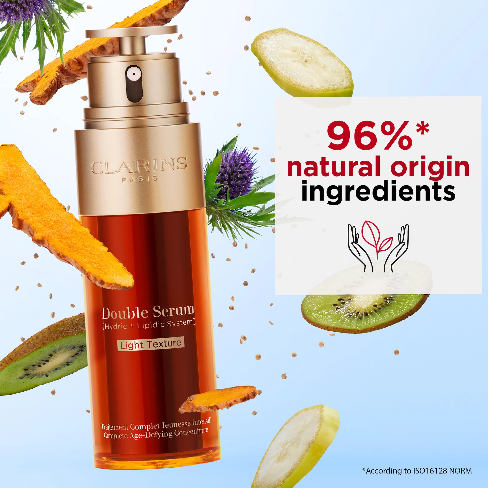 Ser dublu textură ușoară 50 ml - Clarins