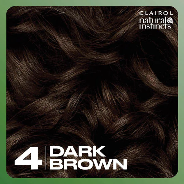 Clairol Natural Instincts Haarfarbe 4 Dunkelbraun