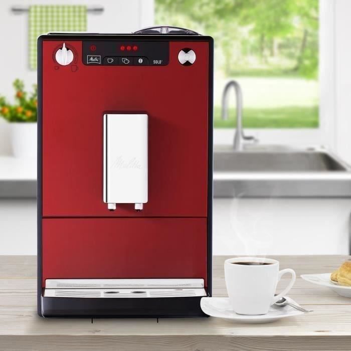 MELITTA Solo Bean-to-Cup Coffee Machine - Chili Red