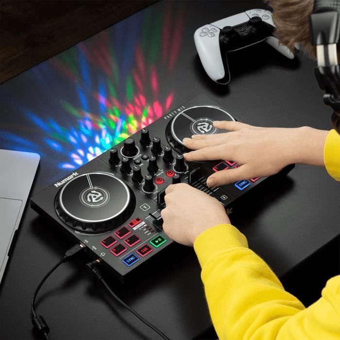 Controlador de DJ USB Numark Party Mix 2