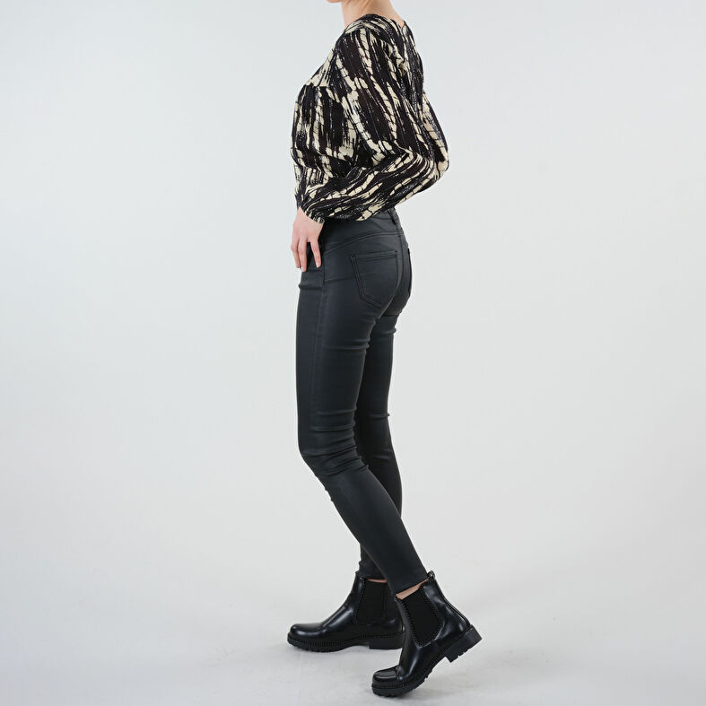 Schwarze Damenbluse