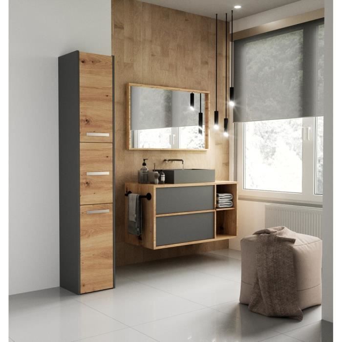 VERONA - Bathroom cabinet - 170x30x30 cm - Bathroom storage column
