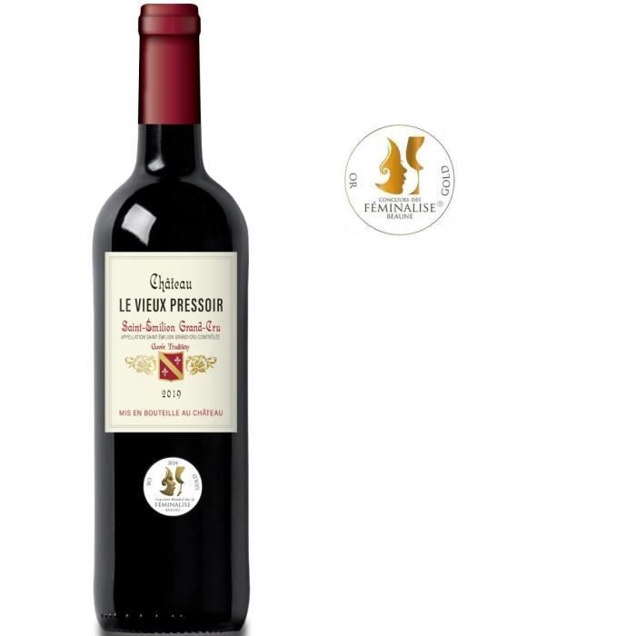 Château le Vieux Pressoir Cuvée Tradition 2019 Saint-Emilion Grand Cru - Vino Tinto Burdeos