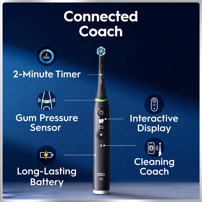 Elektrická zubná kefka Oral-B iO6 Connected Coach s puzdrom