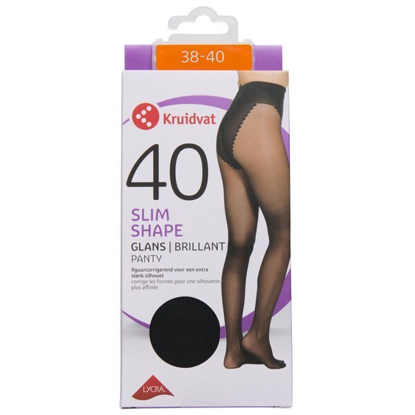 Kruidvat Slim Shape хулахопке од 40 ден, црне, величина 38-40