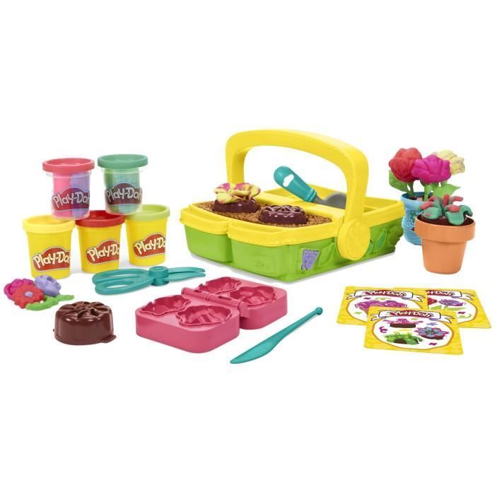 Play-Doh Il mio giardino fiorito, set di pasta modellabile ispirato al giardinaggio e alla natura, Classico, età 3+