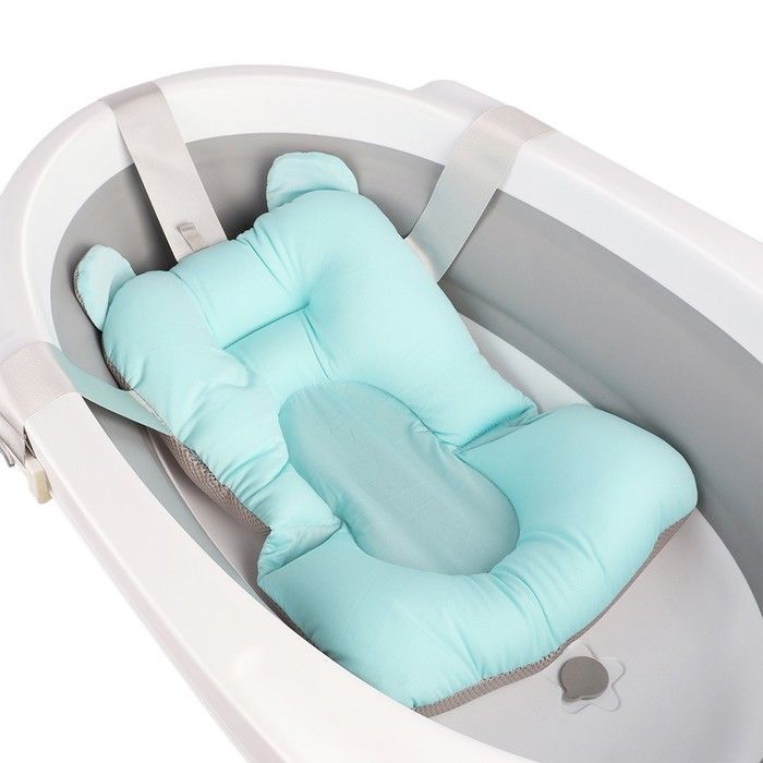 Baignoire pour bébé - MIPAN - Baignoire bebe sur pied - Deux modes - Bouchon d'eau à changement de couleur