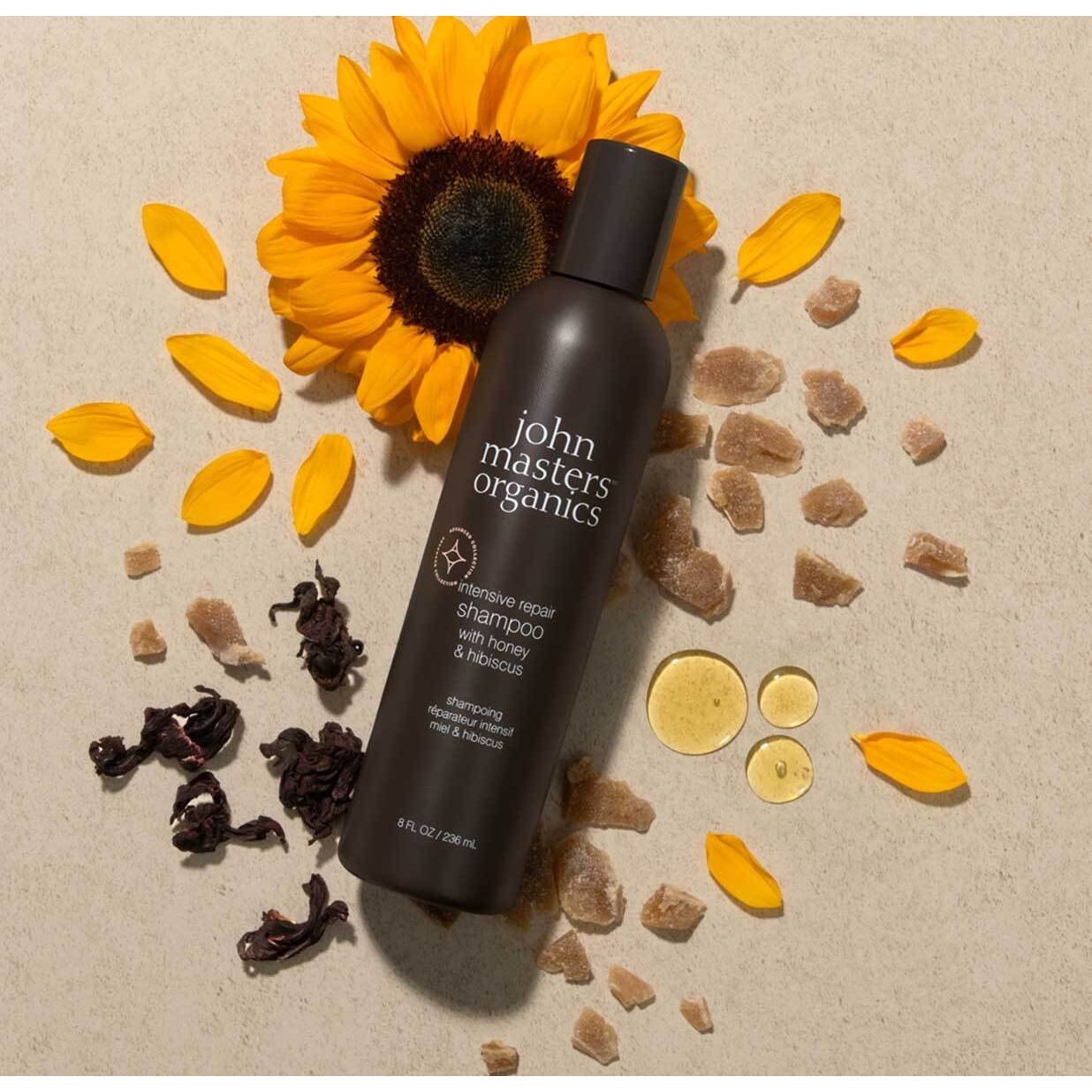 John Masters Organics Intensive Repair Shampoo with Honey & Hibiscus