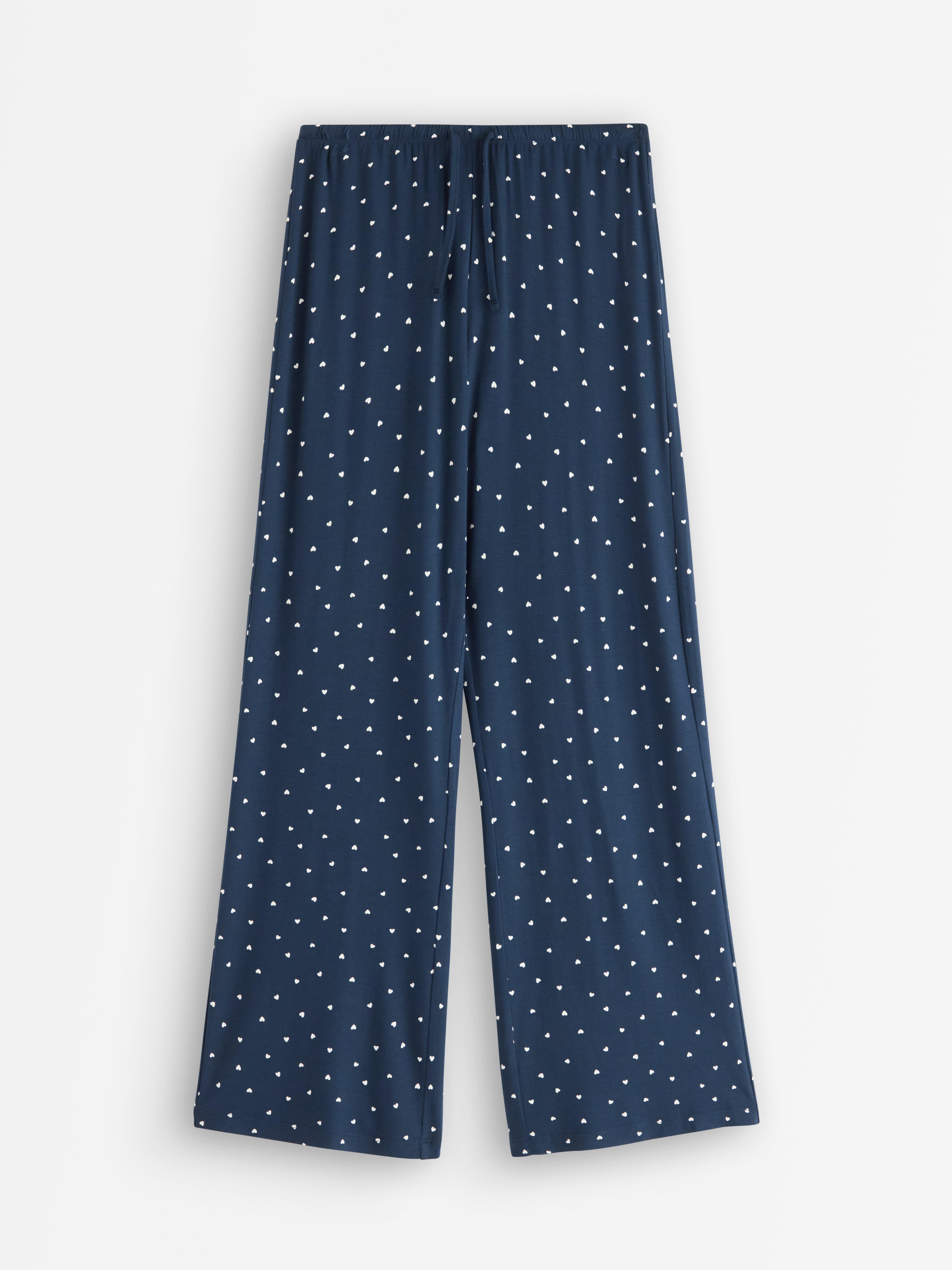 Pantalones de pijama azul marino