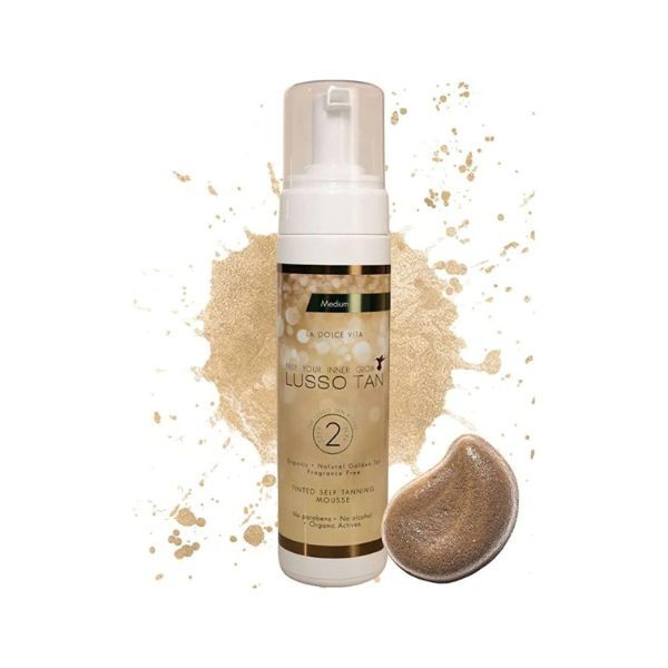 Lusso Tan Getönter Selbstbräunungsmousse Medium 200ml