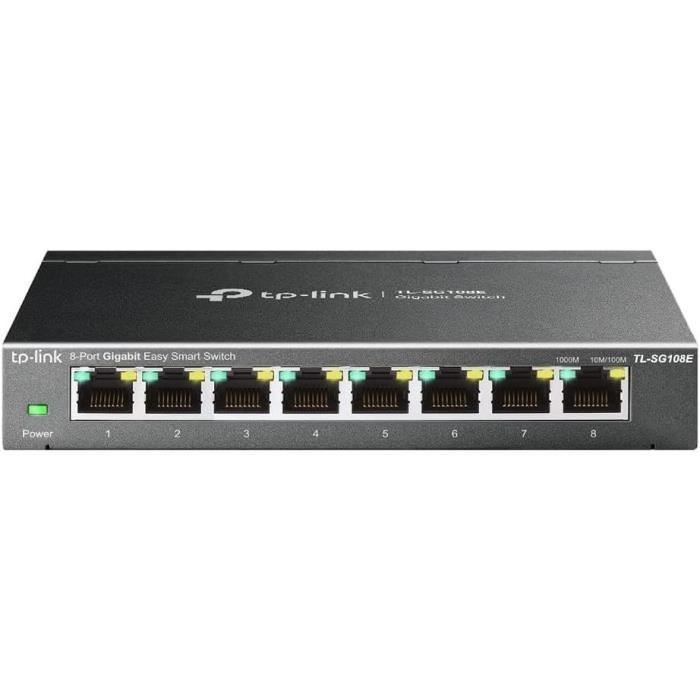 Switch réseau Tp Link Switch de bureau 8 ports 10/100/1000 Mbps
