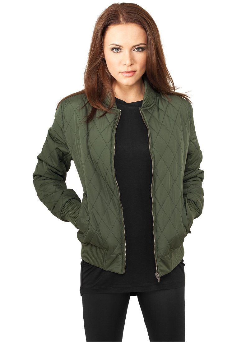 Giacca bomber Urban Classics - verde oliva