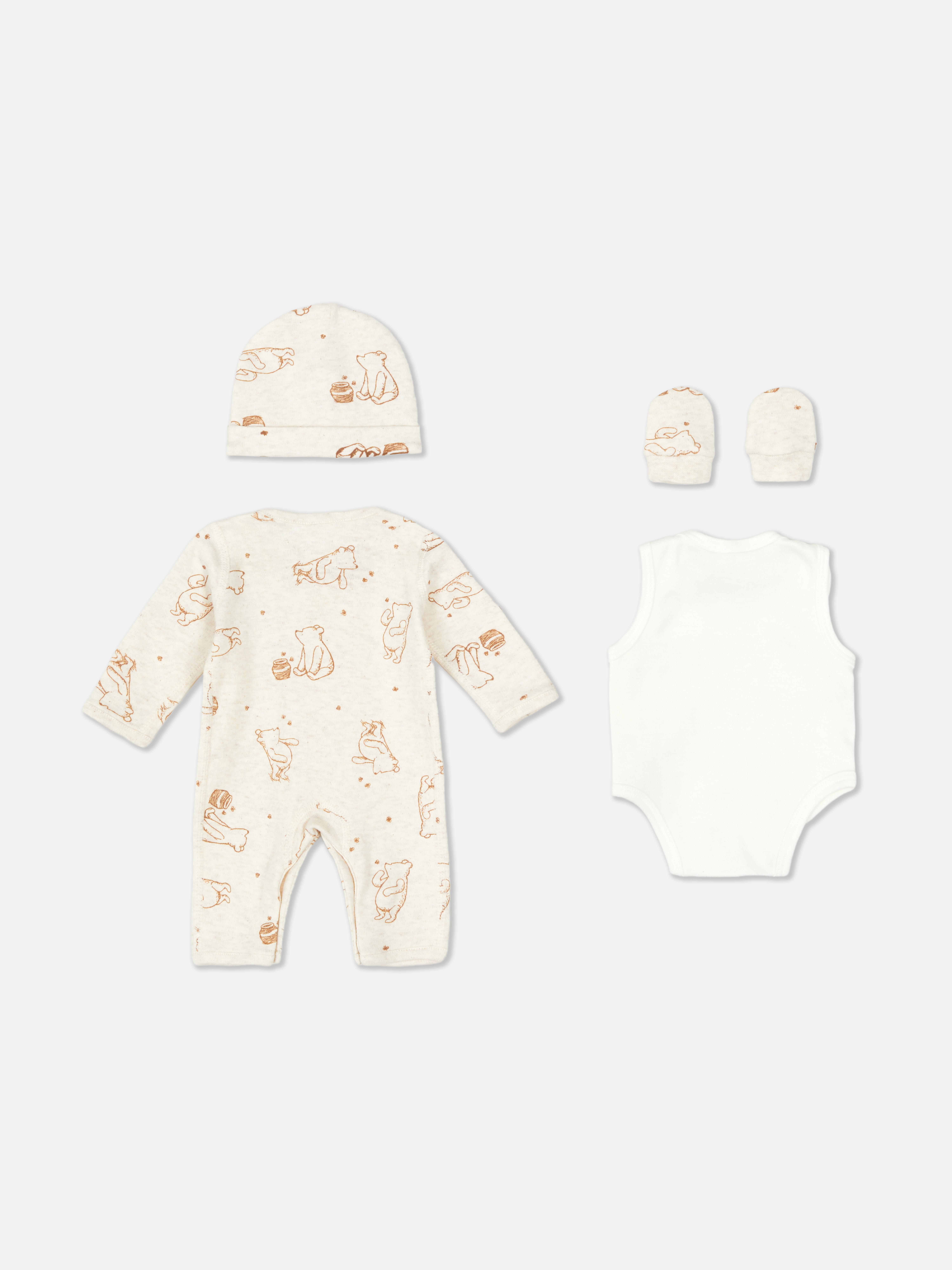 Set de început Disney Winnie the Pooh pentru bebeluși prematuri. Acest set de început cu patru piese este perfect pentru bebelușii prematuri.