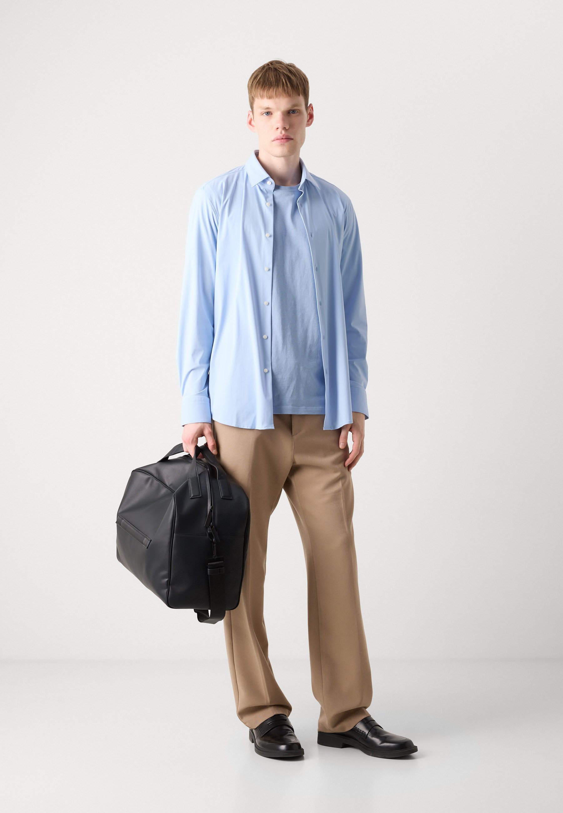 BOSS HANK KENT - Shirt - licht pastelblauw
