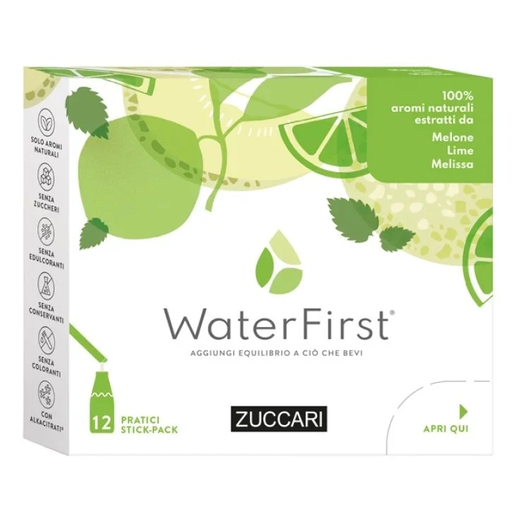 ZUCCARI Waterfirst Meloen Limoen Meloen 12 stuks glutenvrij