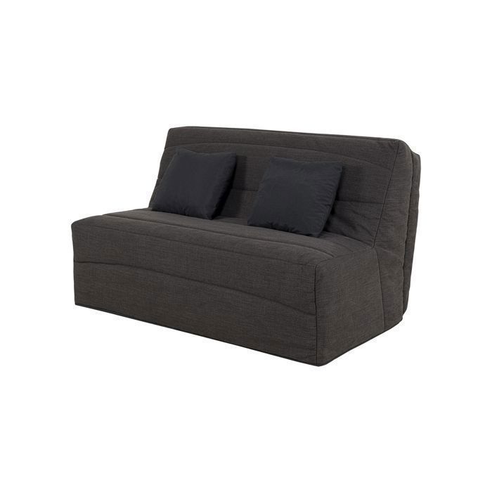 RELAXIMA - Banquette convertible BZ NOAH, couchage 160 x 200, cape charbon