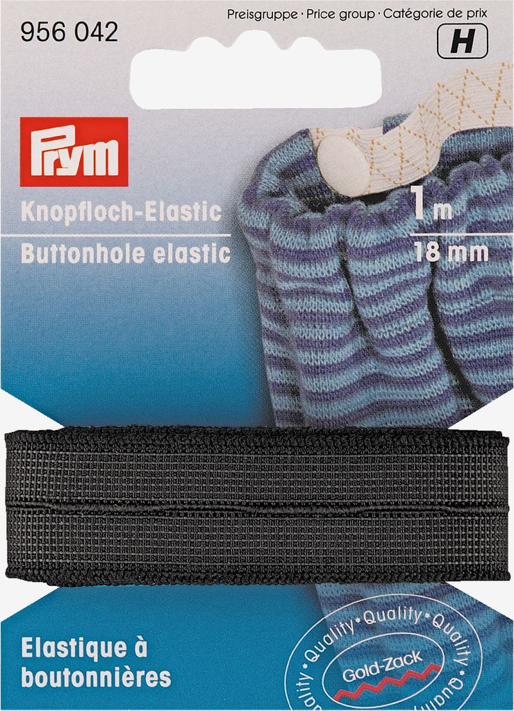 Perforēts trikotāžas audums 18mm 1m/iepak. melns