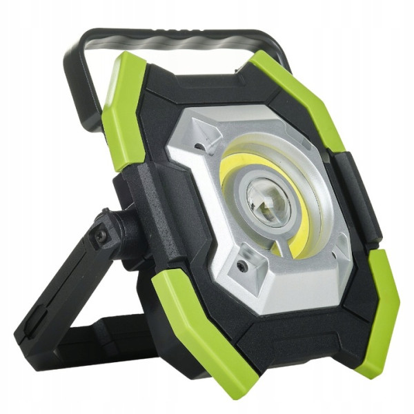 Naświetlacz akumulatorowy Germina 30W przenośny mała lampa bateryjna 1szt.